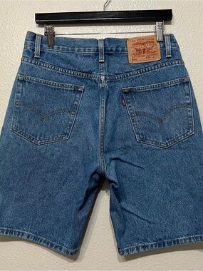 Levi’s 505 Jean Shorts Mens 34 Blue Denim Relaxed Fit Jorts